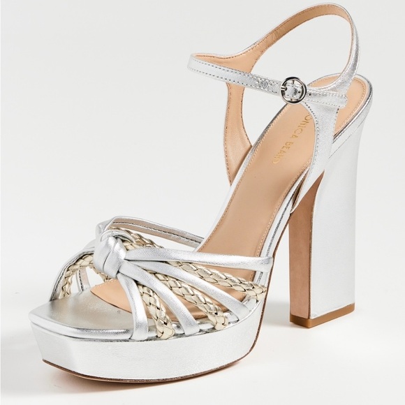 Veronica Beard Silver Heels - Picture 3 of 3